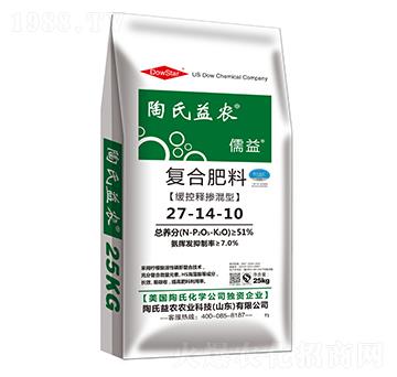 緩控釋摻混復合肥料27-14-10-儒益-陶氏益農(nóng)