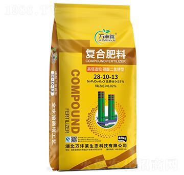 高塔造粒磷酸二氫鉀型復(fù)合肥料28-10-13-萬(wàn)豐萊-頓貝