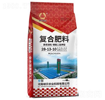 高塔造粒磷酸二氫鉀型復合肥料28-13-10-頓貝肥業(yè)