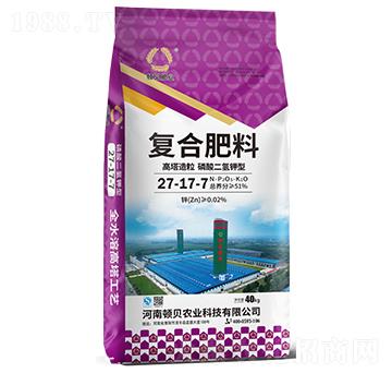 高塔造粒磷酸二氫鉀型復合肥料27-17-7-頓貝肥業(yè)